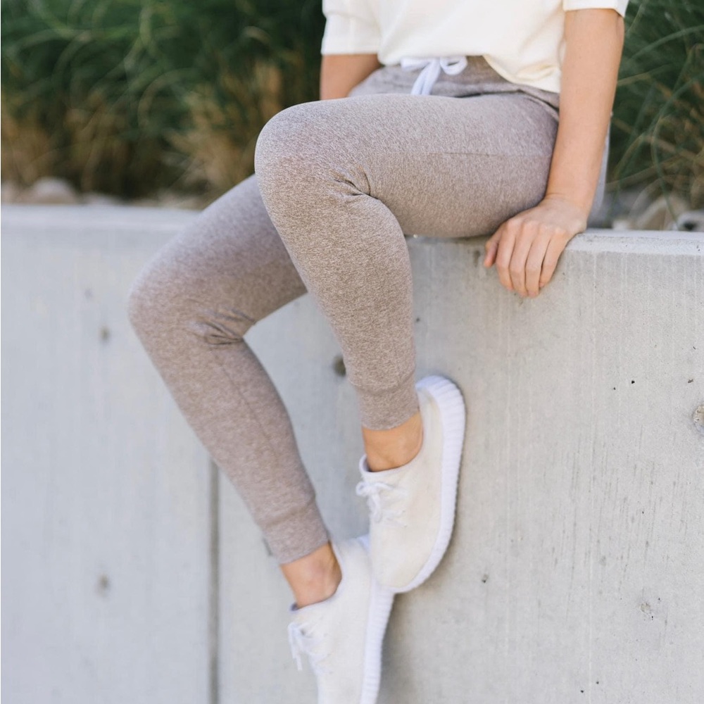 Heathered Cocoa Cozy Joggers